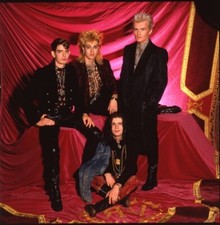 The Cult English Rock Band 1980's Photo Shoot Original 2.25 x 2.25 Transparency