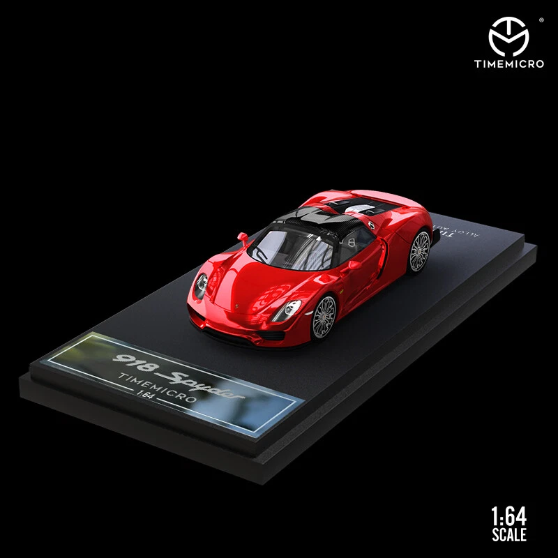 Time Micro 1:64 Porsche 918 Spyder Alloy Die-cast Vehicle Time Micro 1:64 Porsche 918 Spyder Alloy Die-cast Vehicle