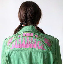 Kanabeach Wmn Boutique Leather Jacket Golf Green S