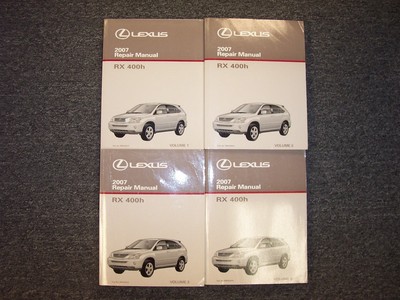 2007 Lexus RX400h Sedan Workshop Shop Service Repair Manual Set Vol. 1-4 3.3L V6