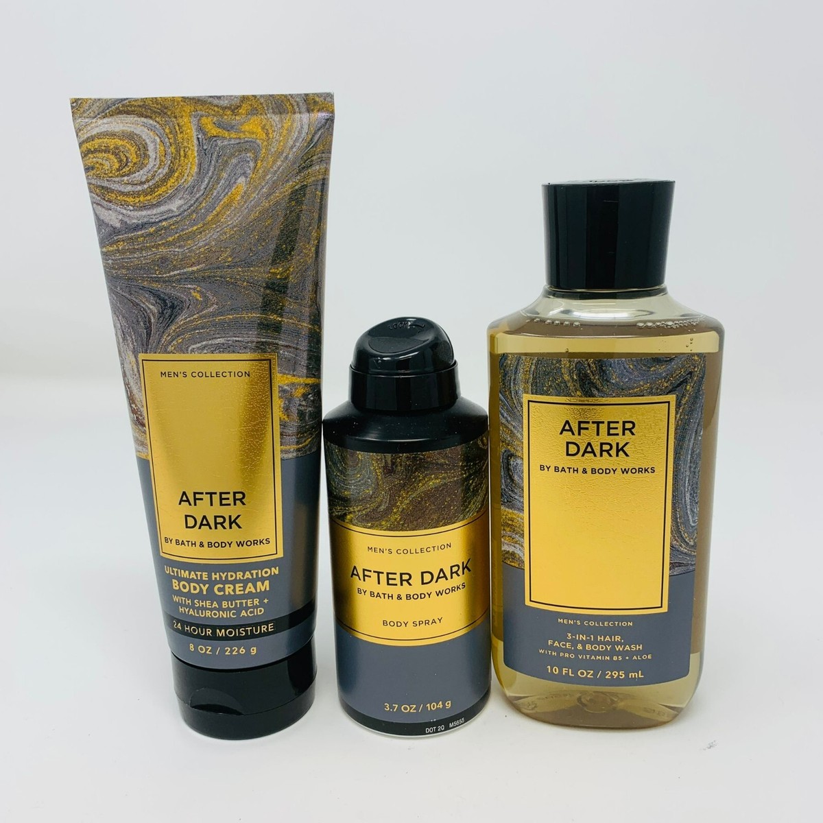 BATH AND BODY WORKS AFTER DARK MEN'S BODY CREAM, SPRAY AND BODY WASH *YOU  CHOOSE