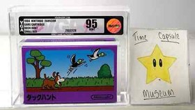Duck Hunt Set 1984 Nintendo NES Famicom Japanese VGA Purple Silver Box TOP POP