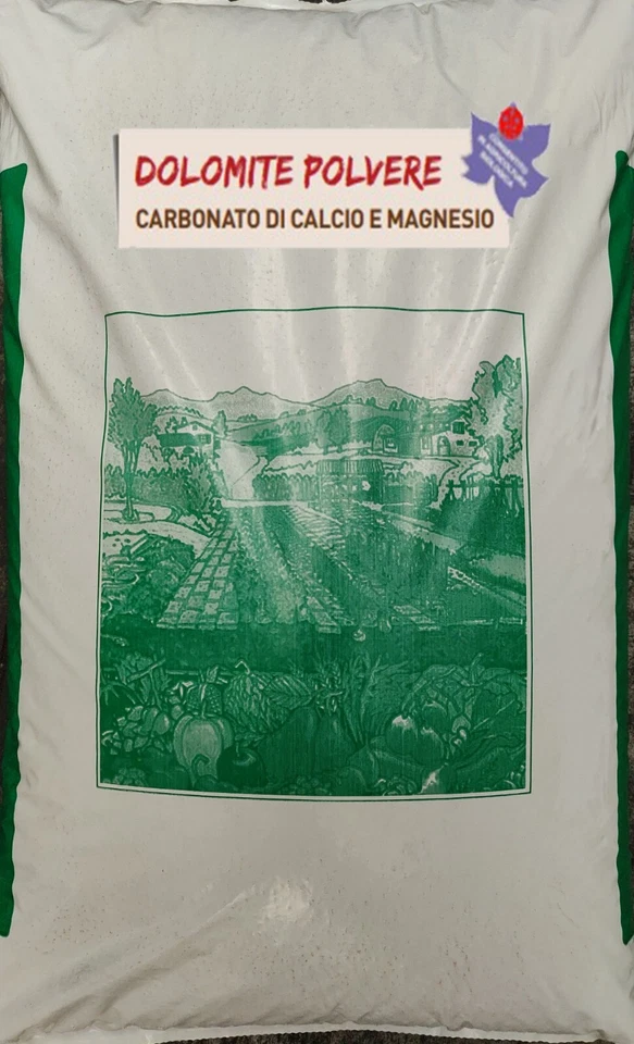 DOLOMITE POLVERE 25KG CARBONATO DI CALCIO E MAGNESIO