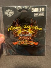 Harley Davidson Emblem 3.5" Sew On Patch - ST THOMAS. NEW