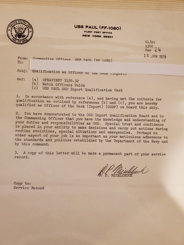 1979-80 USS Paul FF-1080 Deployment Cruise Book USN Navy Yearbook Log Book - Picture 6 of 16