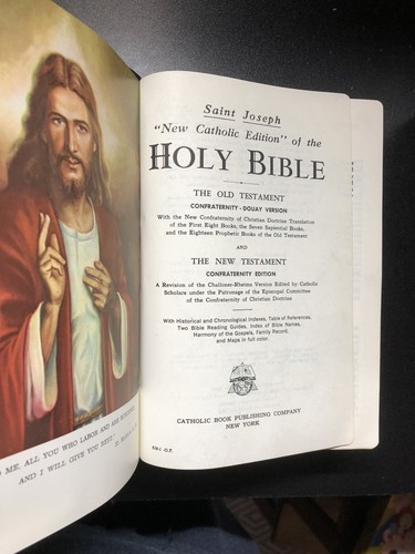 Saint Joseph New Catholic Edition of the Holy Bible Black Hardcover - Imagen 7 de 8