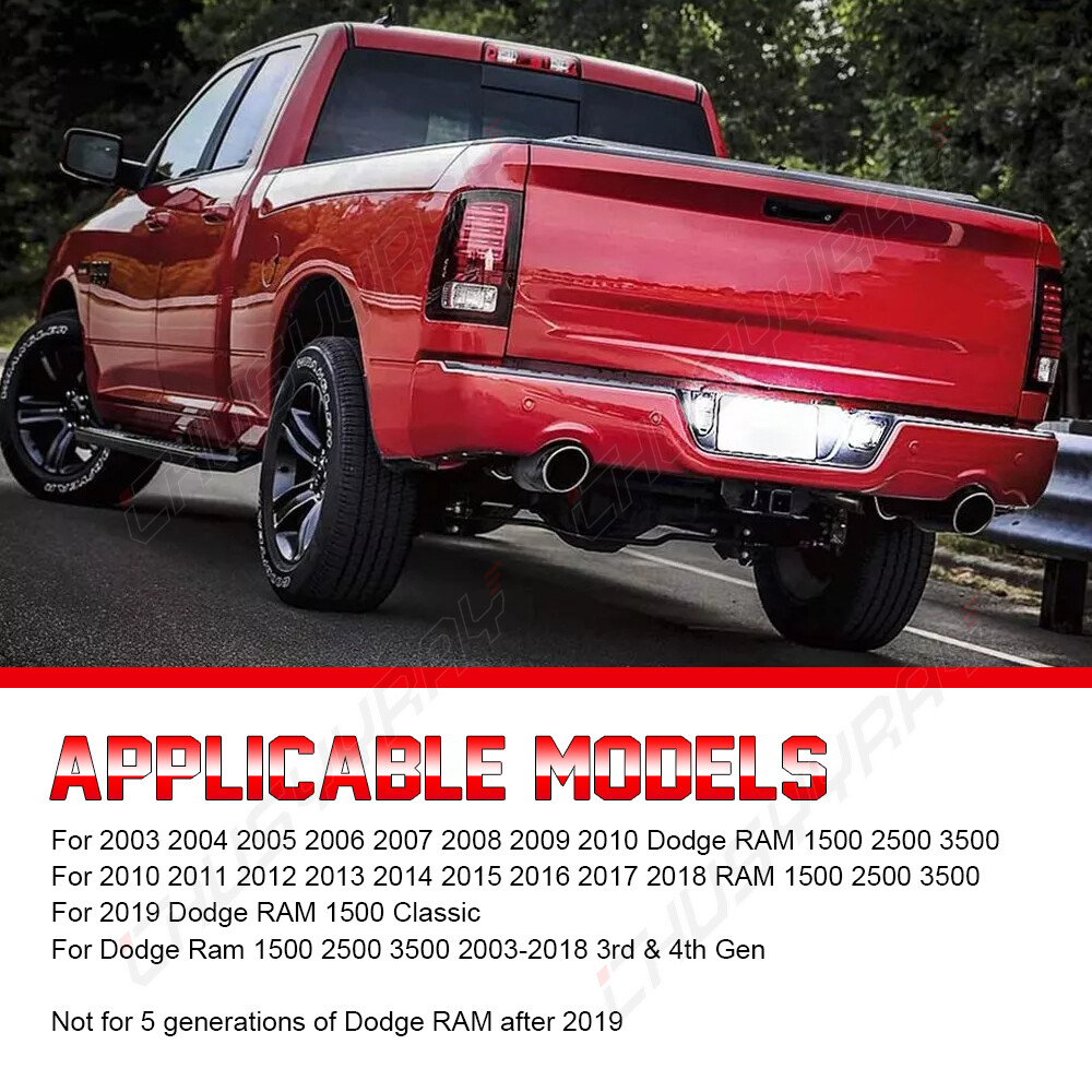 Ram 1500 Led Bulbs Pcs 12V 18LED Car License Plate Light No