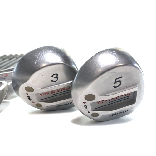 Mizuno TC29 Mid Size RH Iron Club Set 3 4 6 7 8 9 Iron PW 3 5 Wood w/ 82g Shafts - Picture 4 of 16