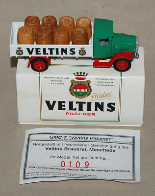 Matchbox Y-6 Models of Yesteryear Code 3 - 1932 Mercedes Benz L5 Veltins - weiß