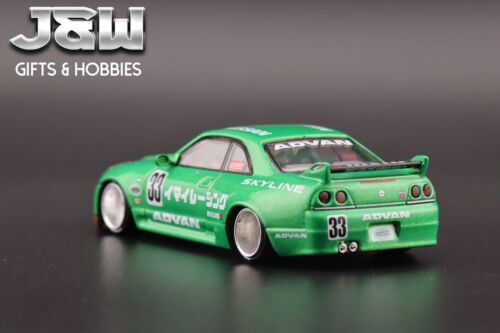 Kaido House x Mini GT Nissan GT-R (R33) Imai Racing V1 – Green #150 1/64 - Picture 9 of 12