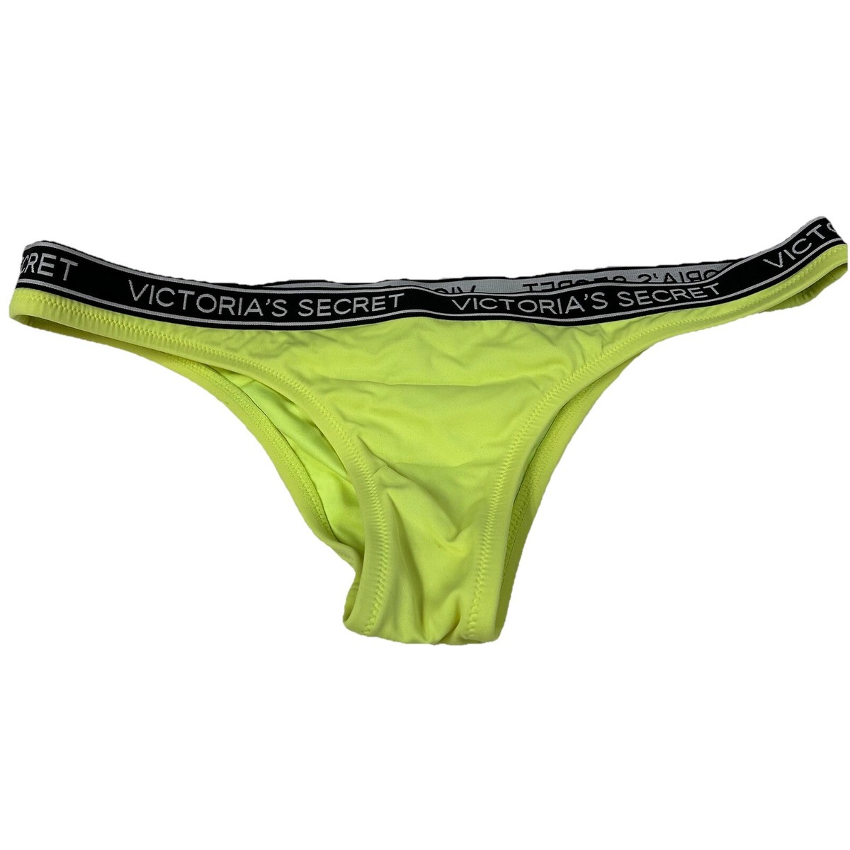 Y2K Victorias Secret Size Large Itsy Cheeky Bikini Bottoms Yellow