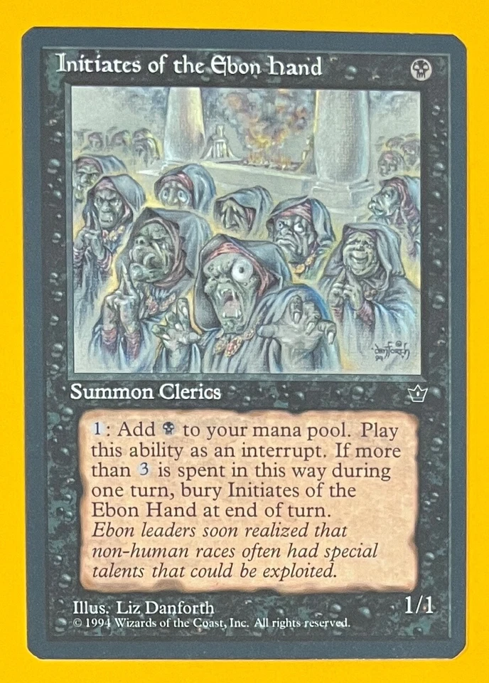 MTG INITIATES OF THE EBON HAND (Danforth) FE (Wyvern Back) (OldManMTG 010-566) - Image 2 of 4