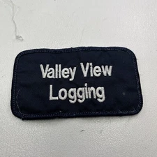 Used VALLEY VIEW LOGGING Forestry Patch (Company Uniform Patch) P009