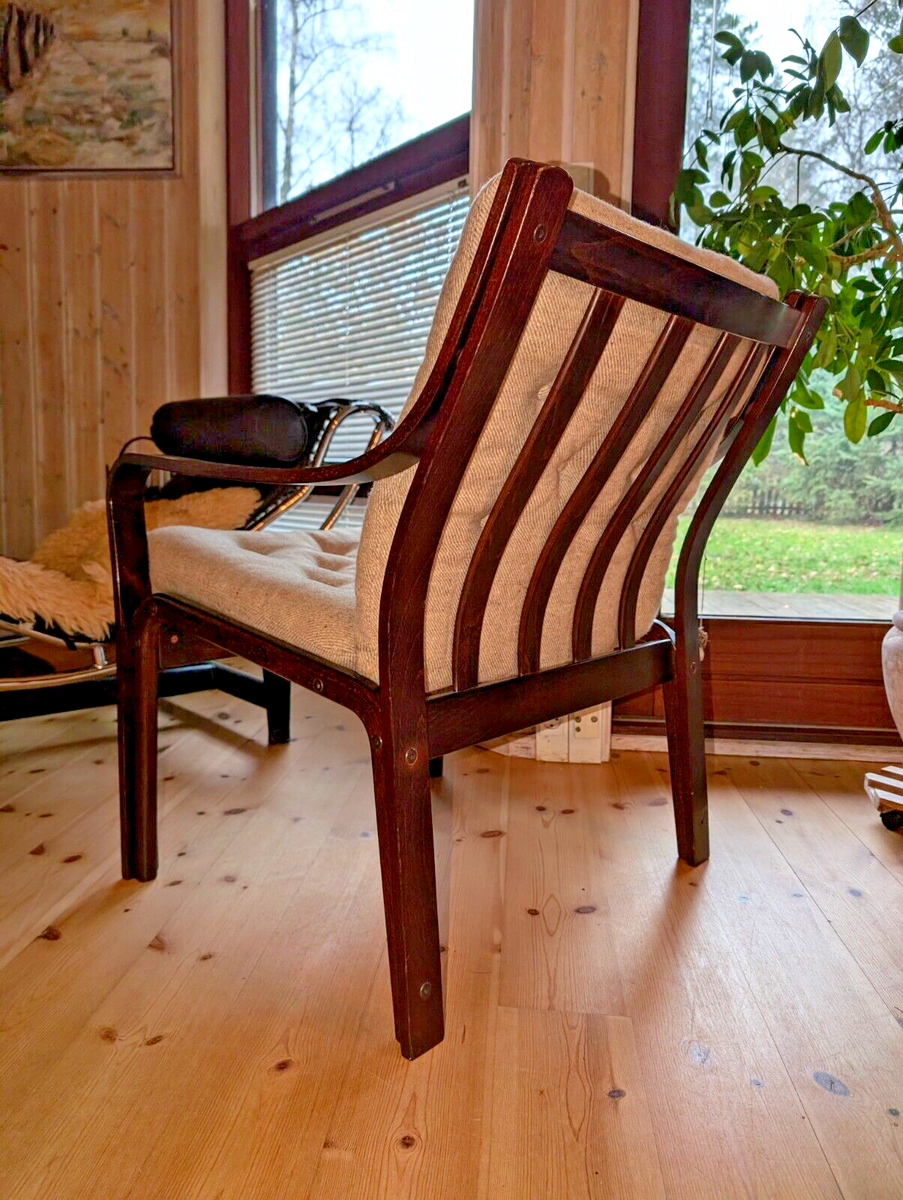 Lounge Chair Vintage 60s Rosewood Retro Easy Chair Danish 60s B13B