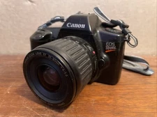 Canon EOS Rebel 35mm film camera w/ 35-80mm Lens, No Battery