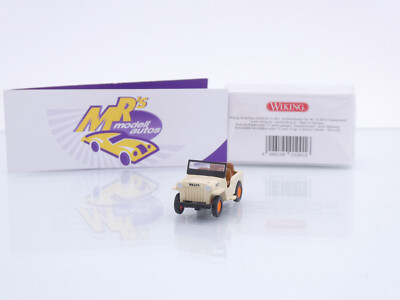 Wiking 0010 01 # Willys Jeep CJ-3A Baujahr 1949-53 '' elfenbeinbeige '' 1:87 NEU
