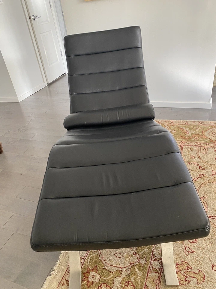 Chaise longue de cuero bo concept Foto 2 de 3