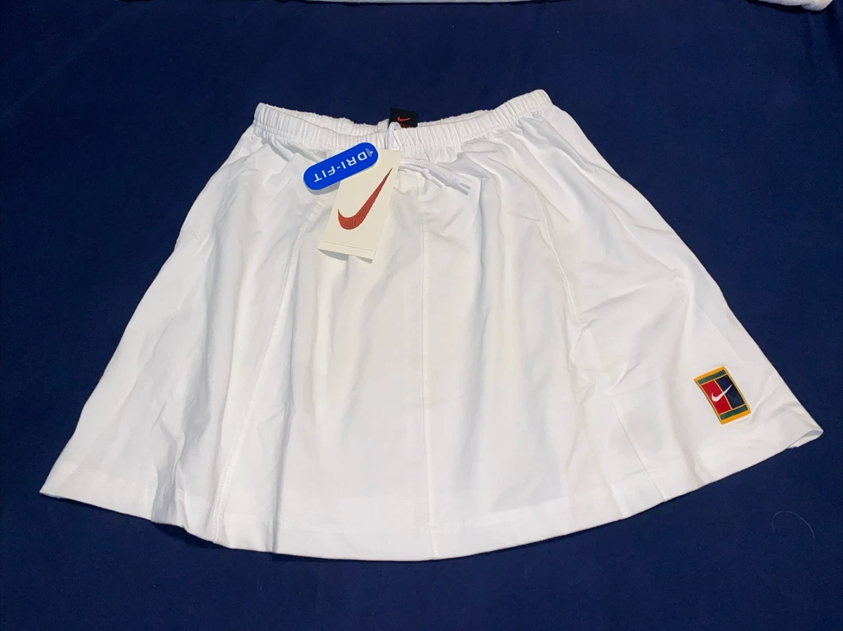 Nike Polyester White Tennis & Racquet Sport Skirts, Skorts