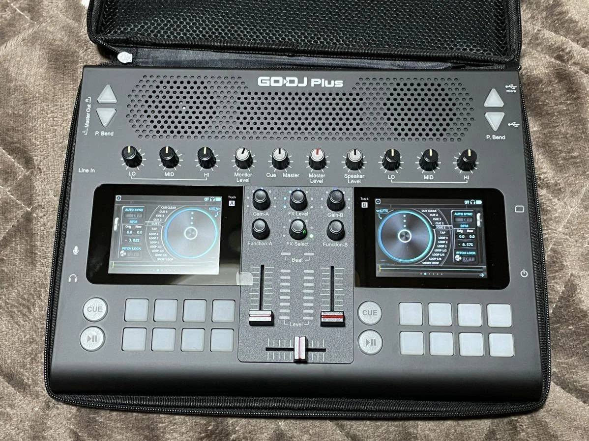 GODJ Plus All-in-one portable DJ equipment full digital speaker Silver JD Sound