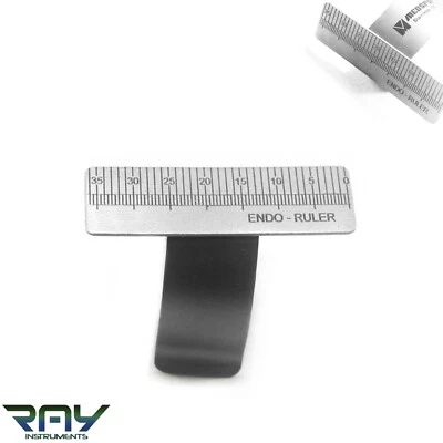 MEDSPO / LONDON INSTRUMENTS Dental Finger Ruler Endo Gauge Span Measure Scale Ring Endodontic Instruments CE