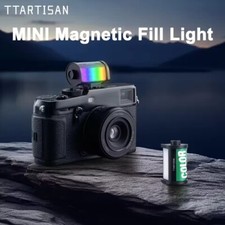 TTArtisan Mini Magnetic LED Video Camera Light RGB Full Color 3000K-6000K CRI95