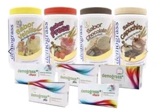 2 Pack DEMOGRASS  clasic plus premier 30 Pills Capsules 500mg Shake Powder Flavo