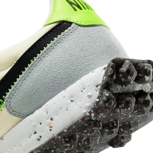 Nike Waffle Racer Krater Turnschuhe blass elfenbeinfarben Volt Herren 3,5 Damen 5 - Bild 3 von 7
