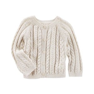 baby girl cable knit sweater