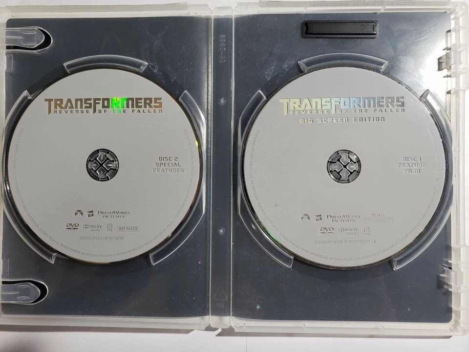 Transformers Revenge of the Fallen DVD 2 Disc Special Edition 2009 - Image 3 of 3