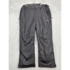 ARCTIX Pants Mens XL Reg Black Adjustable Waist Insulated Snow Winter Outdoors