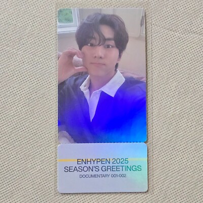 ENHYPEN 2025 SEASON'S GREETING WEVERSE POP-UP MD BENEFIT PHOTOCARD