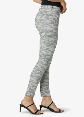 Joe's Jeans Soft Grey Camo Skinny Ankle 