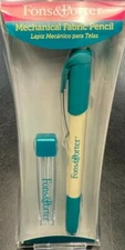 Dritz 7757 Fons & Porter Mechanical Fabric Pencil & Refills-White