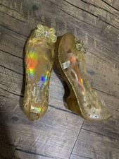 Disney Parks Princess Beauty  The Beast Light Up Costume Shoes Size 2/3