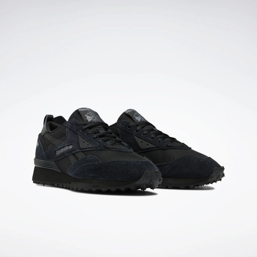 Reebok LX2200 Running Shoes Triple Black Unisex Athletic Shoes