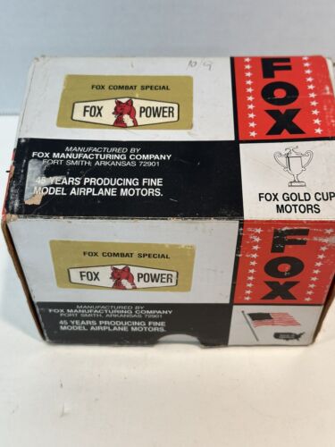 VTG In Original Box FOX Combat Special Model Airplane Engine Mrk 6. - Picture 2 of 12