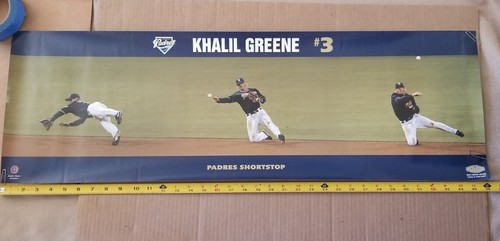 Poster Khalil Greene San Diego Padres Edizione Limitata 2005 - Foto 1 di 4