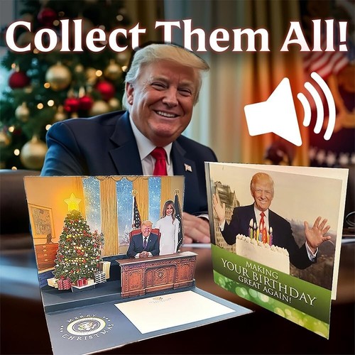 Memorable Trump Voice Birthday Card - Humorous Gift for All Political Views - Picture 5 of 7