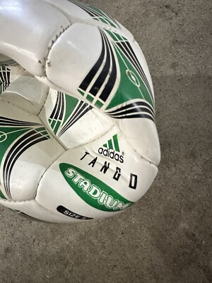 adidas Tango Stadium Soccer Ball Green Black White Size 5 FIFA