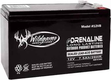 Wildgame Innovations 12V Rechargeable Battery for Game Feeders Deer Turkey Bear