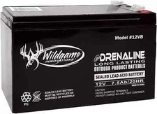 Wildgame Innovations 12V Rechargeable Battery for Game Feeders Deer Turkey Bear