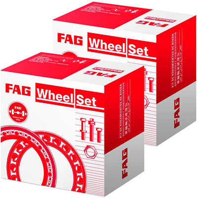 2x FAG 713679230 Radlagersatz Radnabe Hinten für B-MAX ECOSPORT TOURNEO COURIER