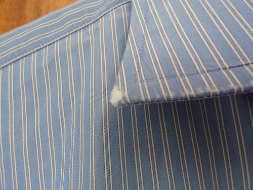 Camisas Thomas Rosa, Rocola Samyta Azul Manga Larga - Rayas/Cuadros 15.5" - Imagen 11 de 24