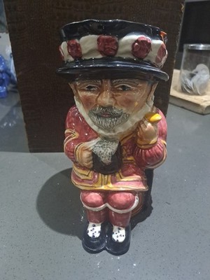 Beefeater TOBY Krug kürzer und Sohn handbemalt 