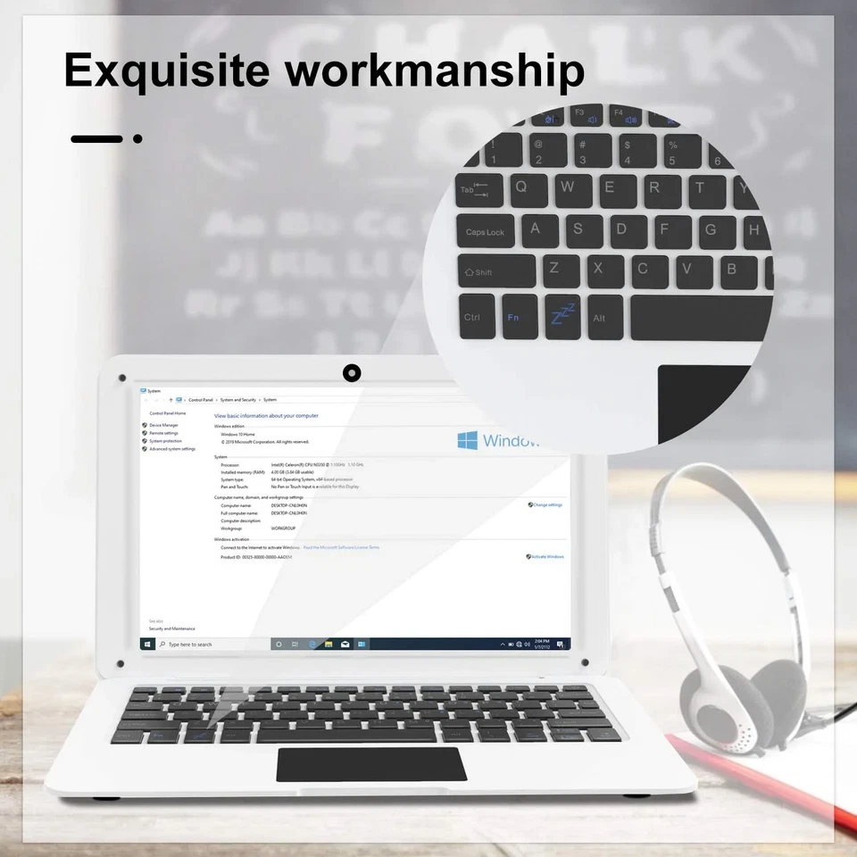 Computadora portátil para niños de 10,1 pulgadas alimentada por sistema operativo Linux-Android 12, Bluetoo Foto 4 de 4