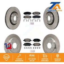 Front Rear Ceramic Pads And Disc Brake Rotors Kit For 2022-2023 Kia Carnival