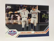 Carlos Correa 2017 Topps Opening Day Superstar Celebrations #SC20 Houston Astros