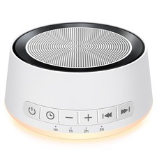 Sound Machine Night Light White Noise Machine with 30 Soothing Sounds 12 Colo...
