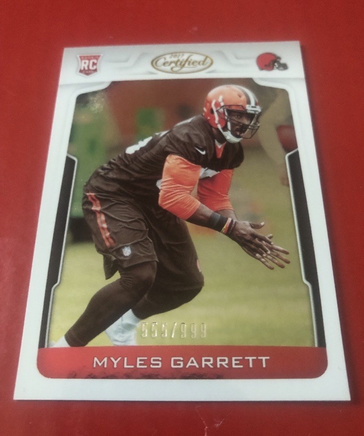Myles Garrett 2017 Certified RC /999 Cleveland Browns