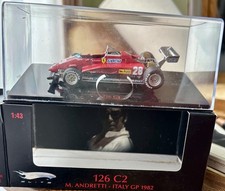 NIB 2010 Hot Wheels 1:43 Scale Elite Ferrari 126 C2 M Andretti Italy GP 1982 #28